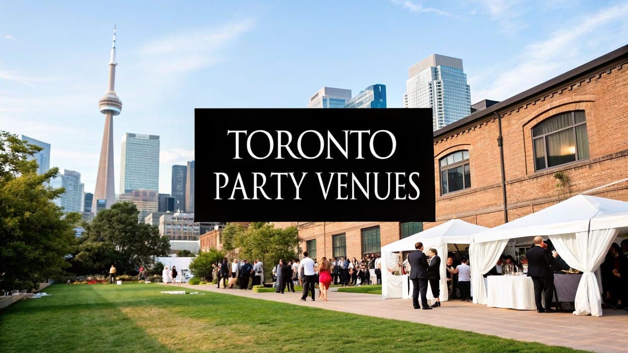 7 Top Venues for Parties in Toronto for 2025
