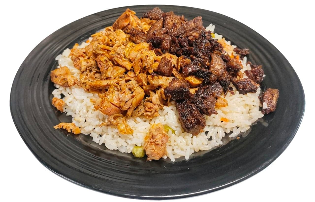 Mix Shawarma on the Rice (Chicken and Beef) — Shawarma Moose catering